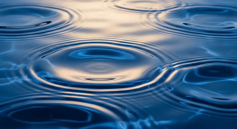 Pehmeä ja rauhallinen liike veden pinnassa,rauhallinen ja salliva tunnelma