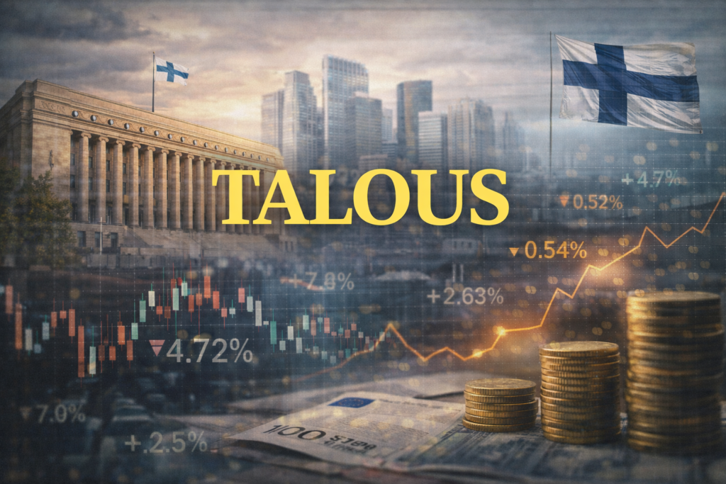 Kuva talouden kokonaisuudesta maailmassamme