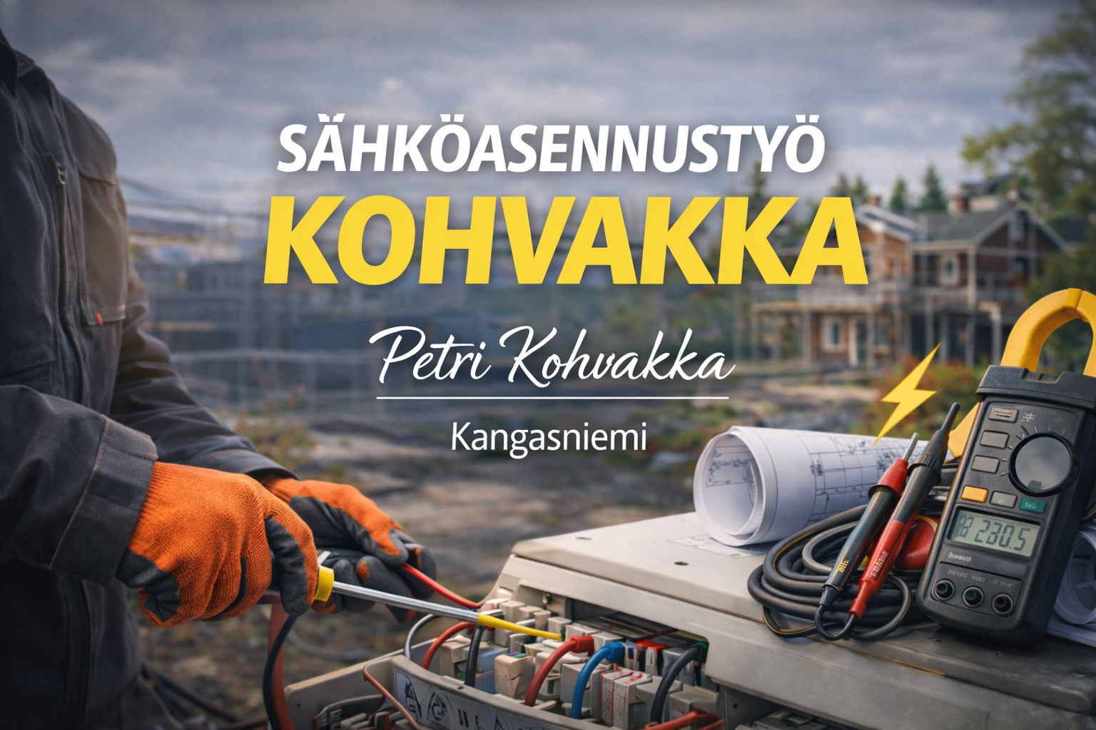 Sähköasennustyö Kohvakka tekee arjen sähkötyöt luotettavasti