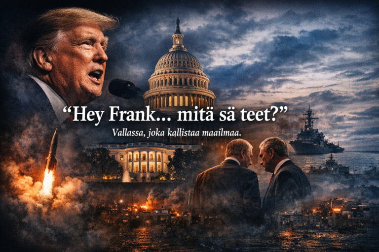 Trumpin hallinnon päätökset ja niiden vaikutus maailman politiikkaan-tumma jännitteinen geopoliittinen tunnelma