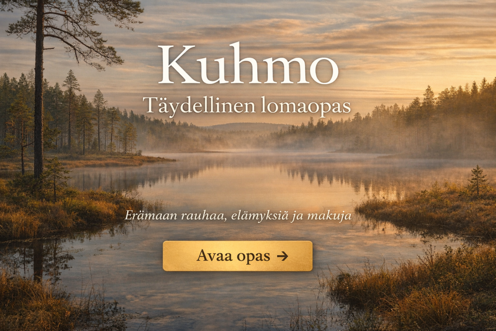 Kuhmo matkailu 22 Kuhmo – Auringon nousu jarvella