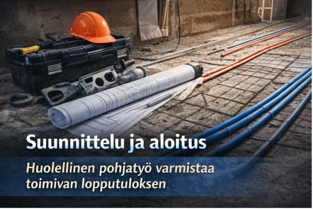 Lvi suunnittelu ja putkiasennuksen aloitustyömaalla-LVI Hokkanen oy